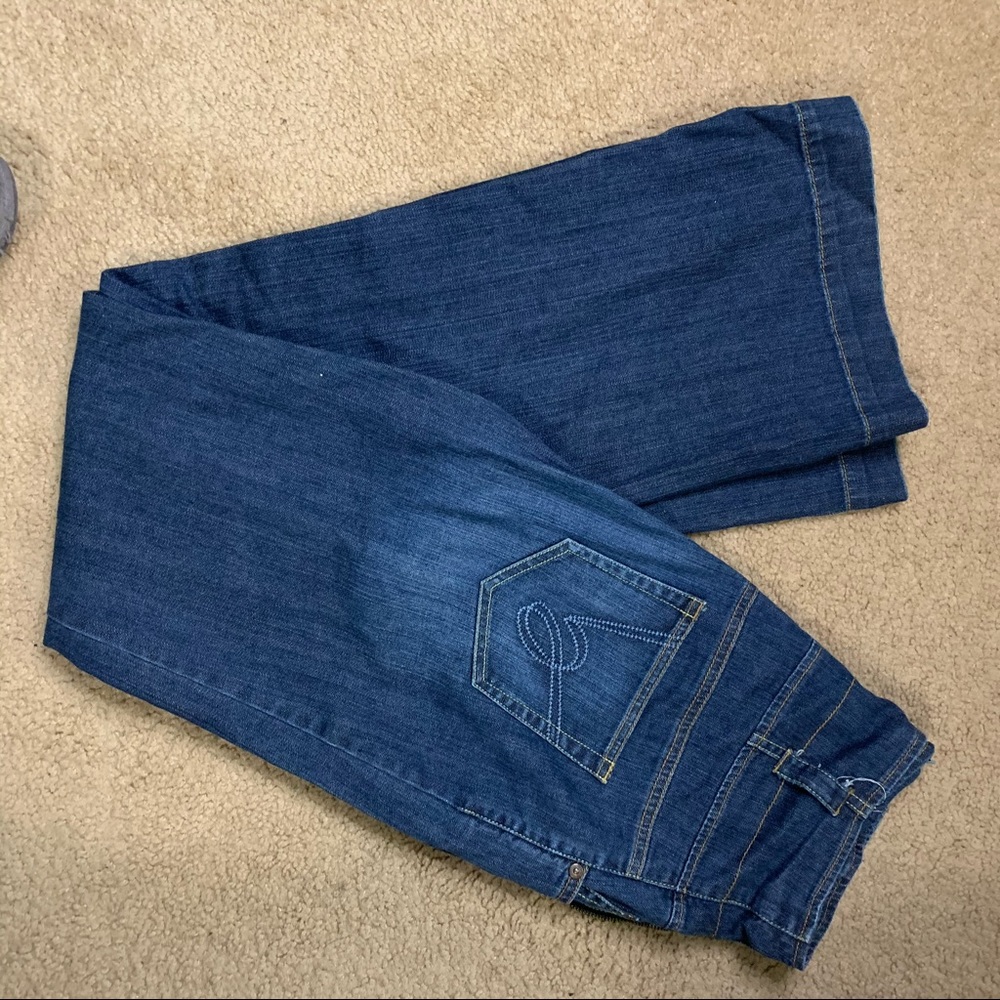 Bebe High Waisted Wide leg Jeans